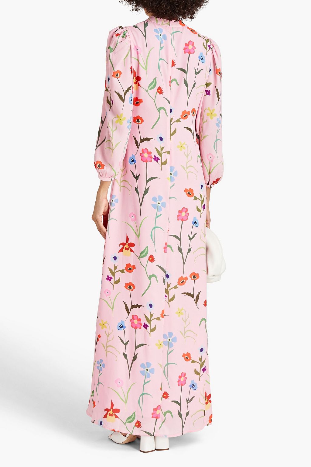 OLIVIA RUBIN Elizabeth floral-print crepe maxi dress