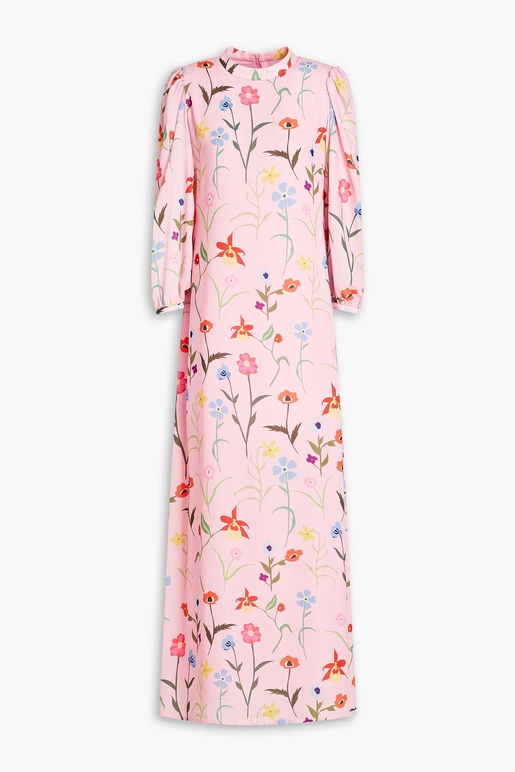 OLIVIA RUBIN Elizabeth floral print crepe maxi dress THE OUTNET