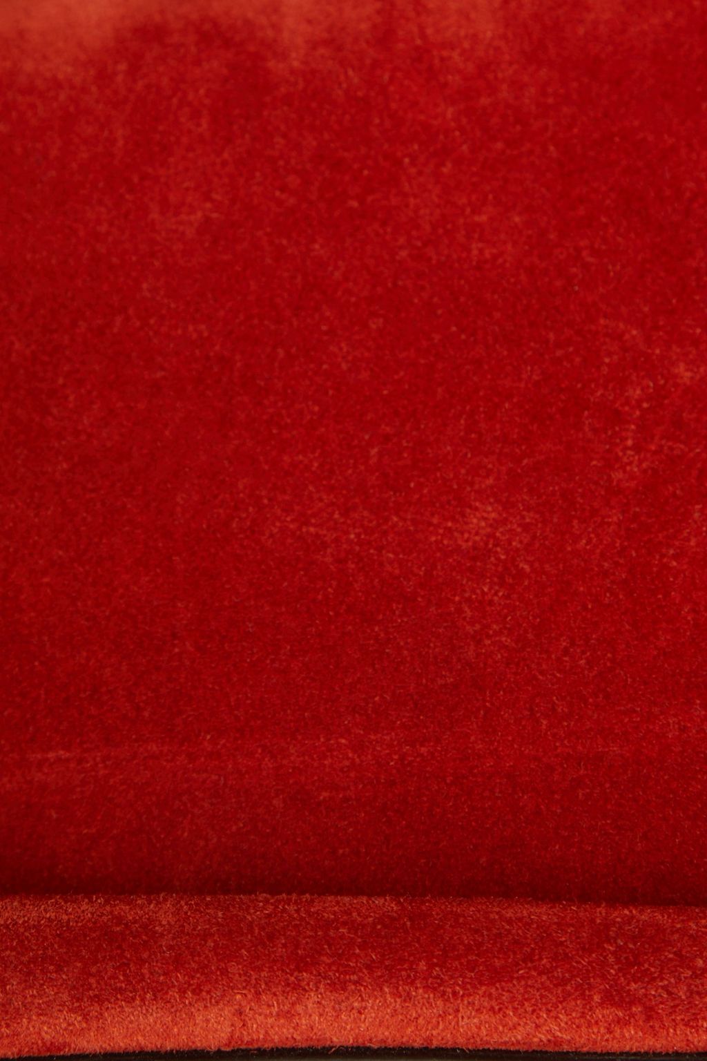 FERRAGAMO Leather-trimmed suede shoulder bag