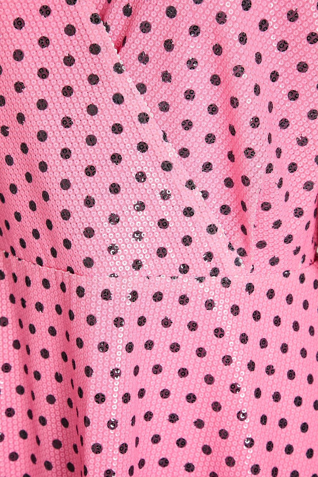 OLIVIA RUBIN Imogen polka-dot crepe de chine midi dress