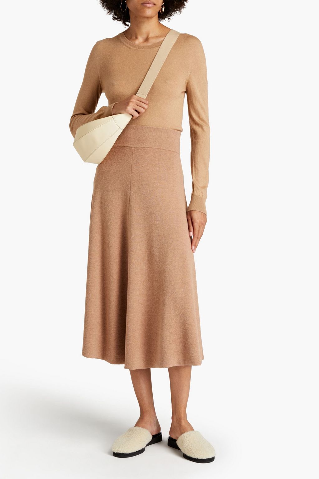 JIL SANDER Cashmere and silk-blend sweater