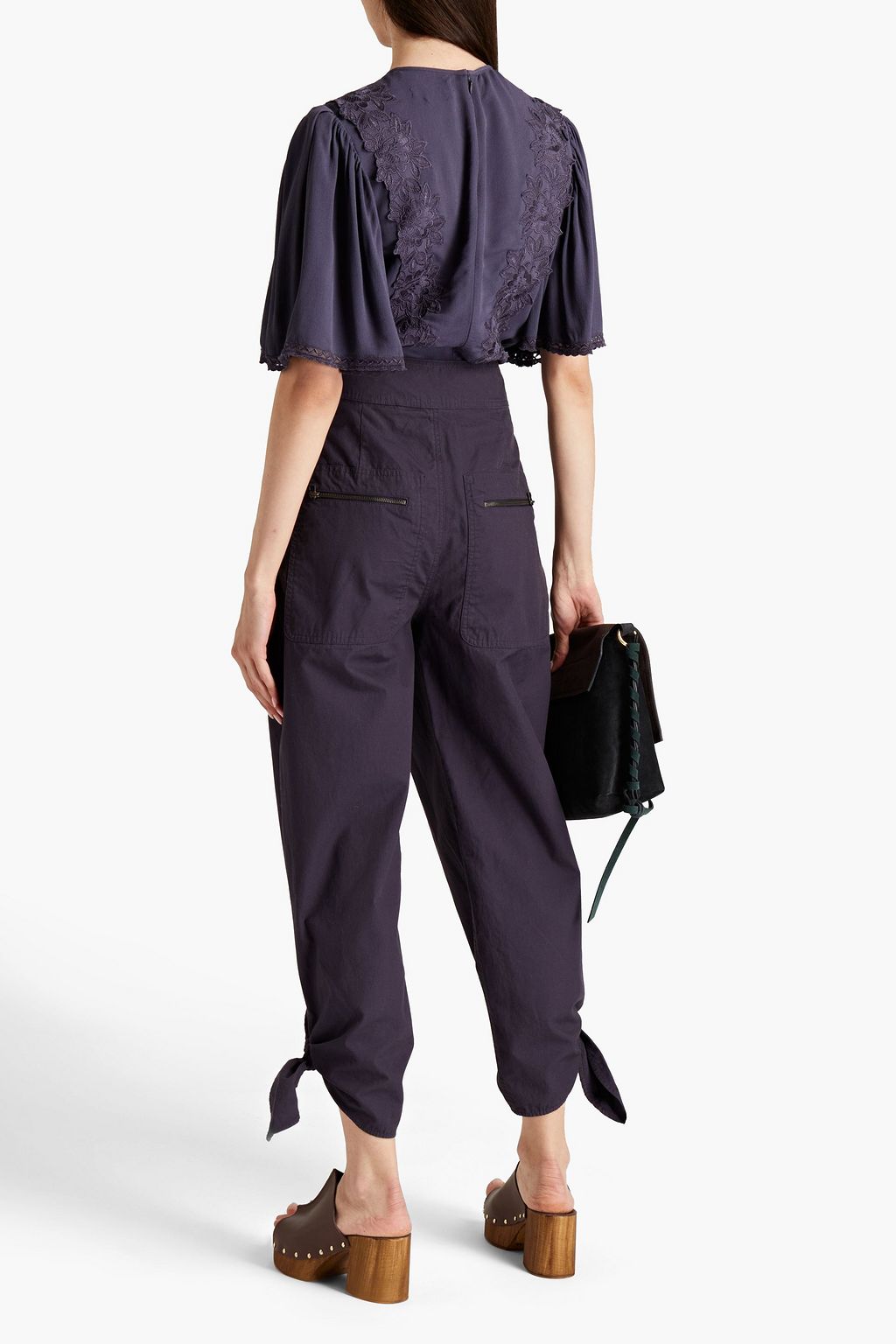 ISABEL MARANT Lapao embroidered crepe top