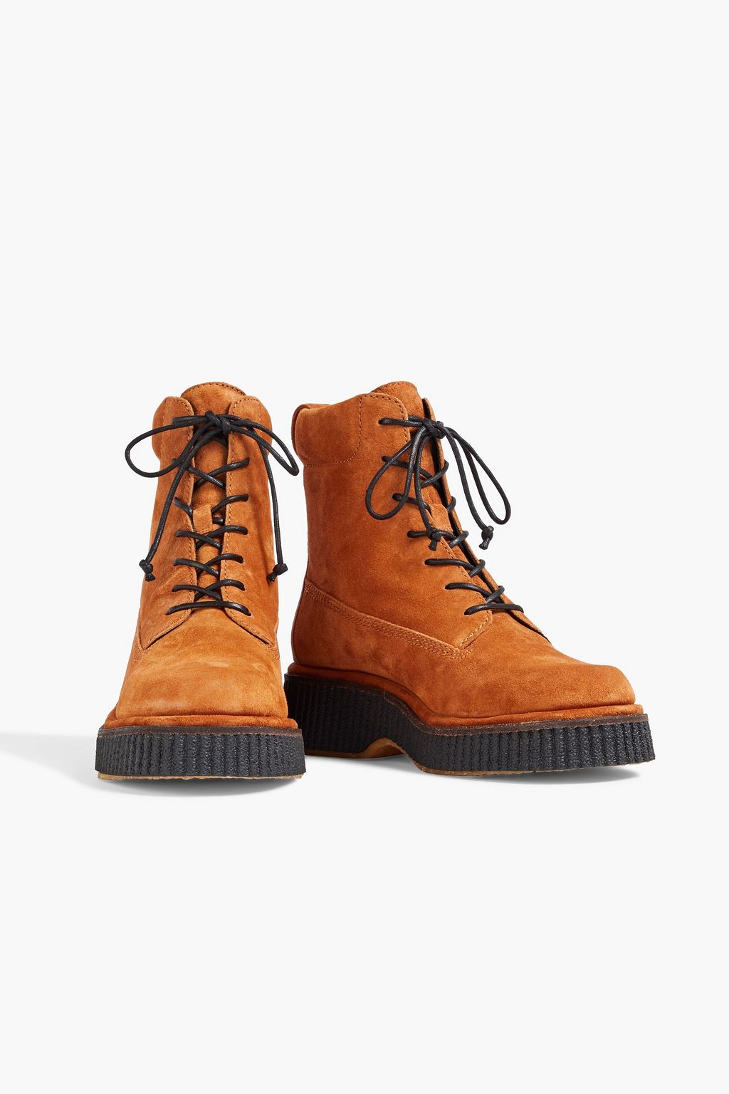 RAG & BONE Sloane suede combat boots | Sale up to 70% off | THE OUTNET