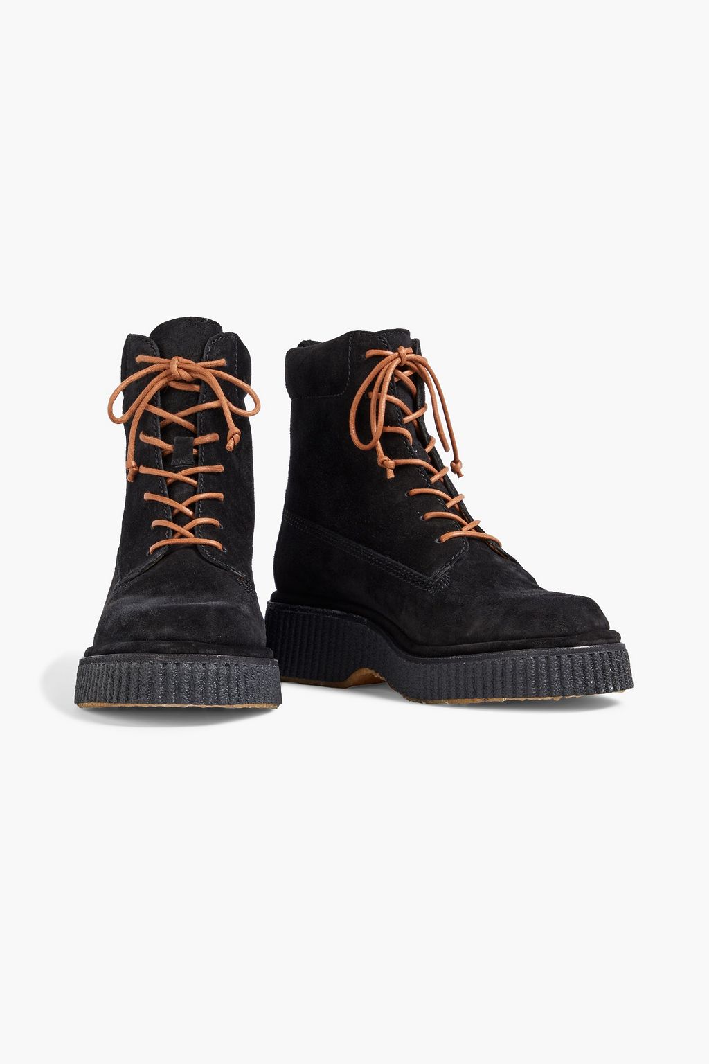 RAG & BONE 슬로언 스웨이드 컴뱃 부츠