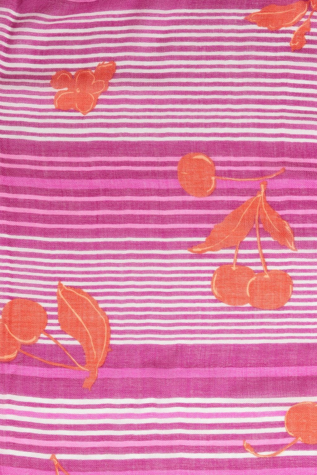 LORO PIANA Printed cashmere and silk-blend twill scarf