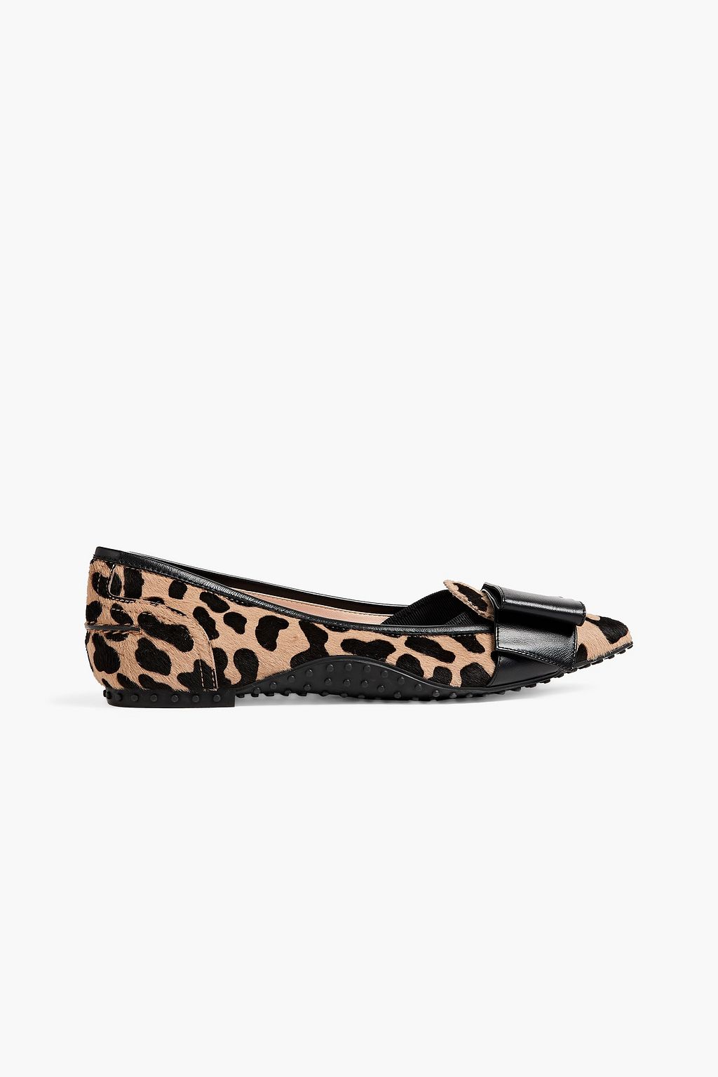 Leopard print flat shoes deals