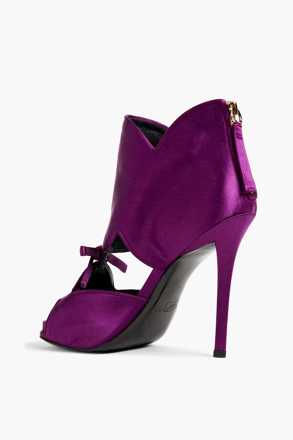 ROGER VIVIER Bow-embellished satin sandals