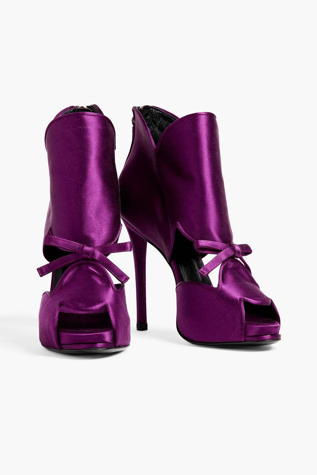 ROGER VIVIER Bow-embellished satin sandals