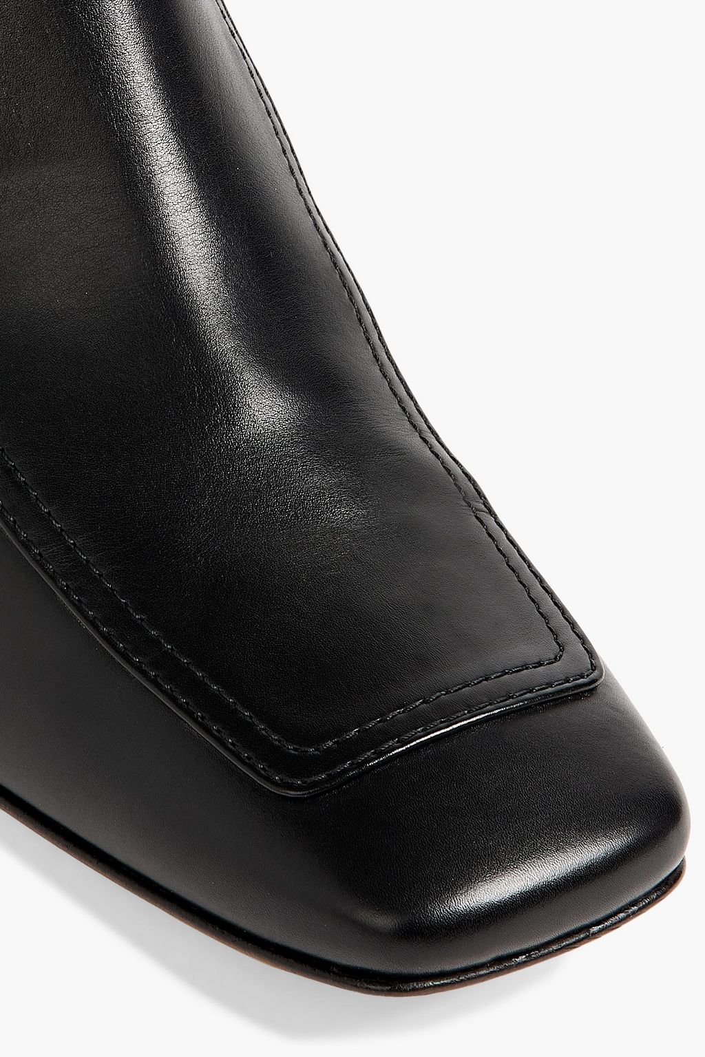 GIANVITO ROSSI Olsen 45 buckle-detailed leather ankle boots