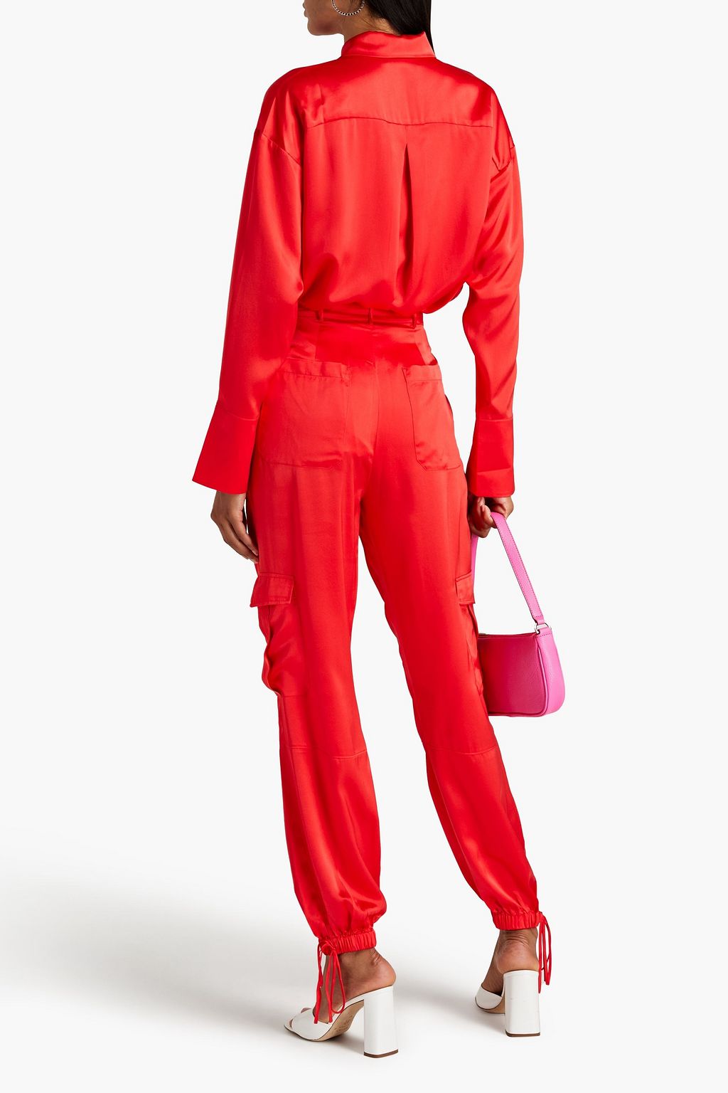 NICHOLAS Taja silk-satin blouse | THE OUTNET