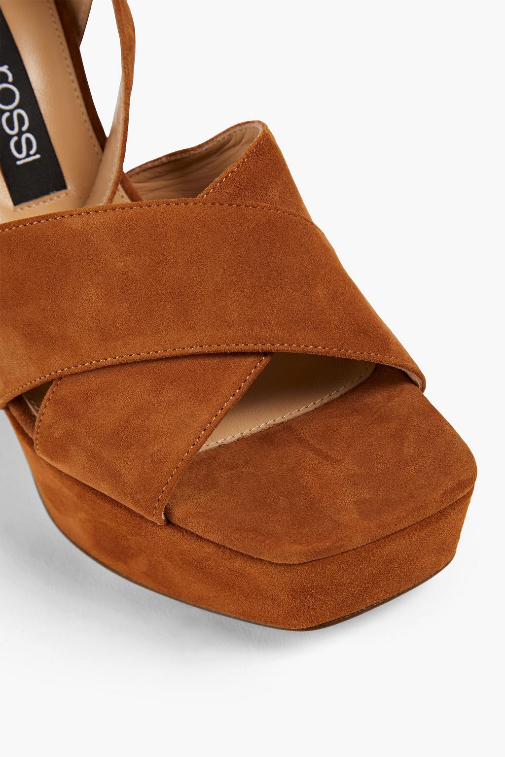 SERGIO ROSSI Suede platform sandals