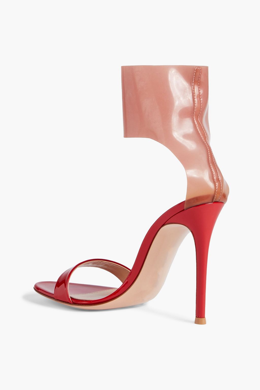 GIANVITO ROSSI Anwers Vernice 페이턴트 가죽 & 고무 샌들