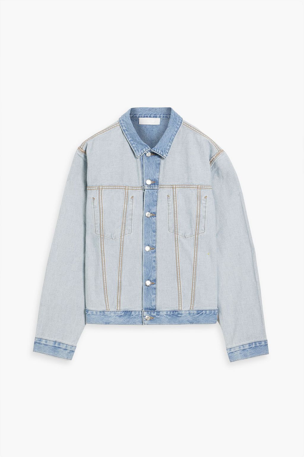 helmut lang leather trucker jacket