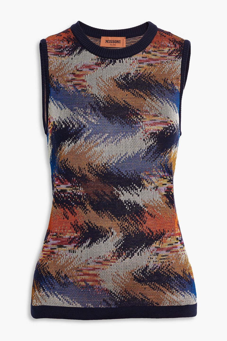 missoni - crochet-knit tank - multicolor - it 44