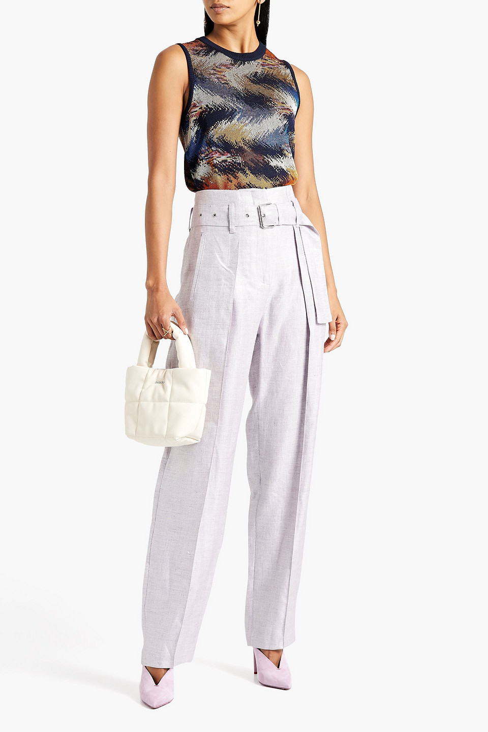Missoni Crochet-knit Tank In Multicolor