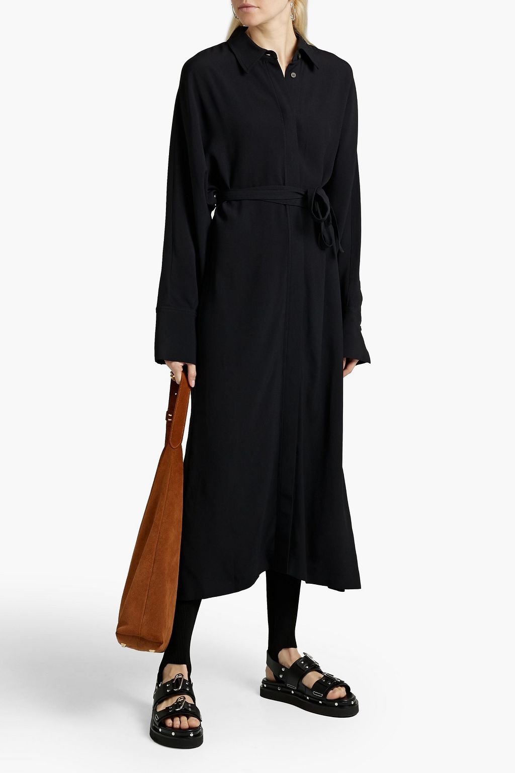JOSEPH Dalan crepe midi dress