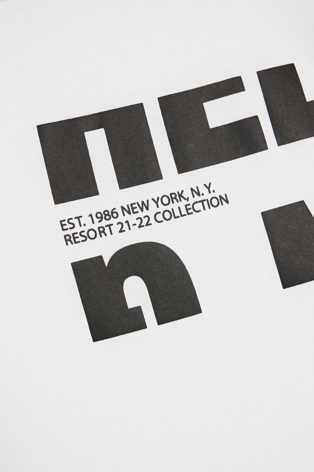 HELMUT LANG Printed cotton-jersey T-shirt