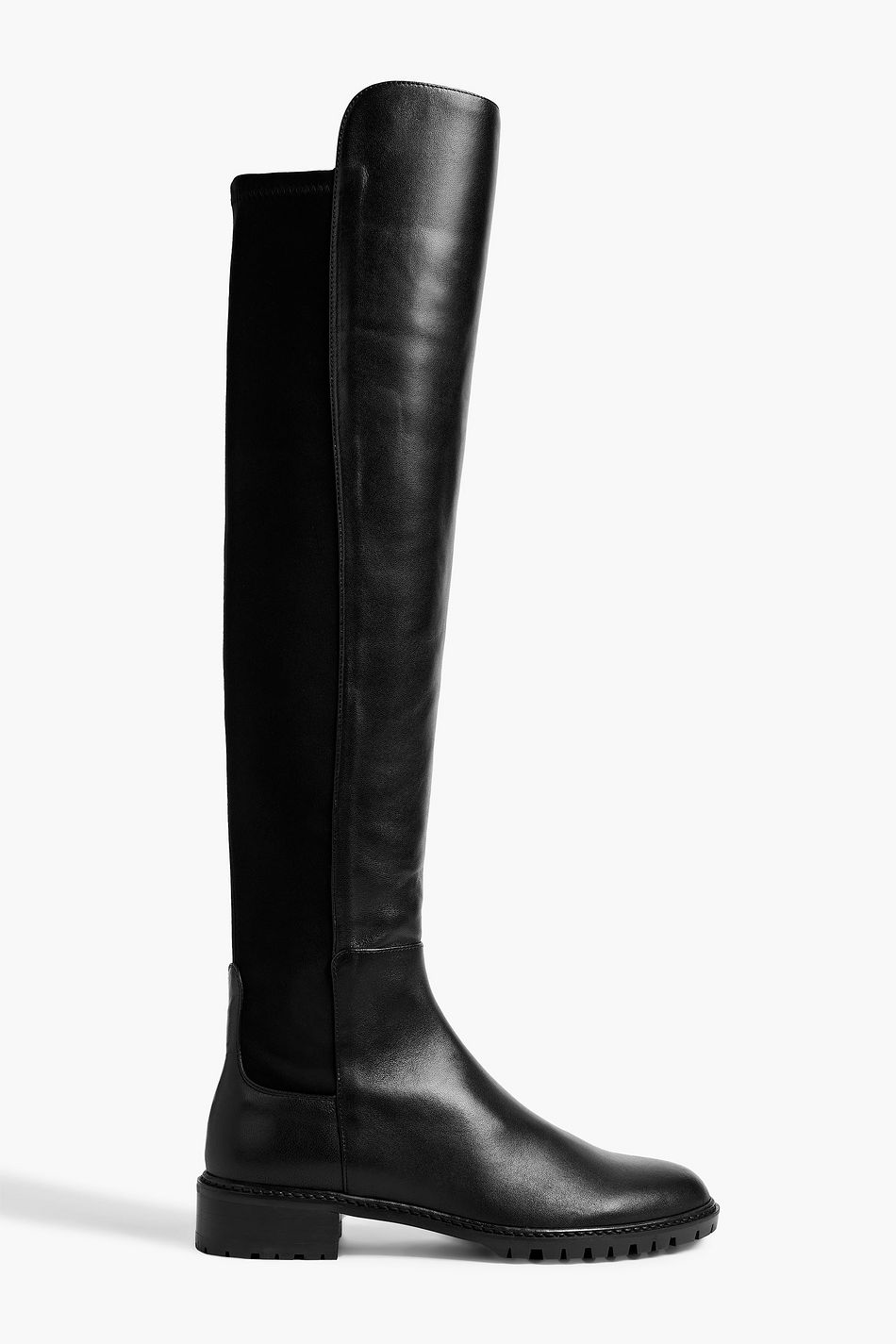 STUART WEITZMAN Keelan leather and neoprene over-the-knee boots | THE ...