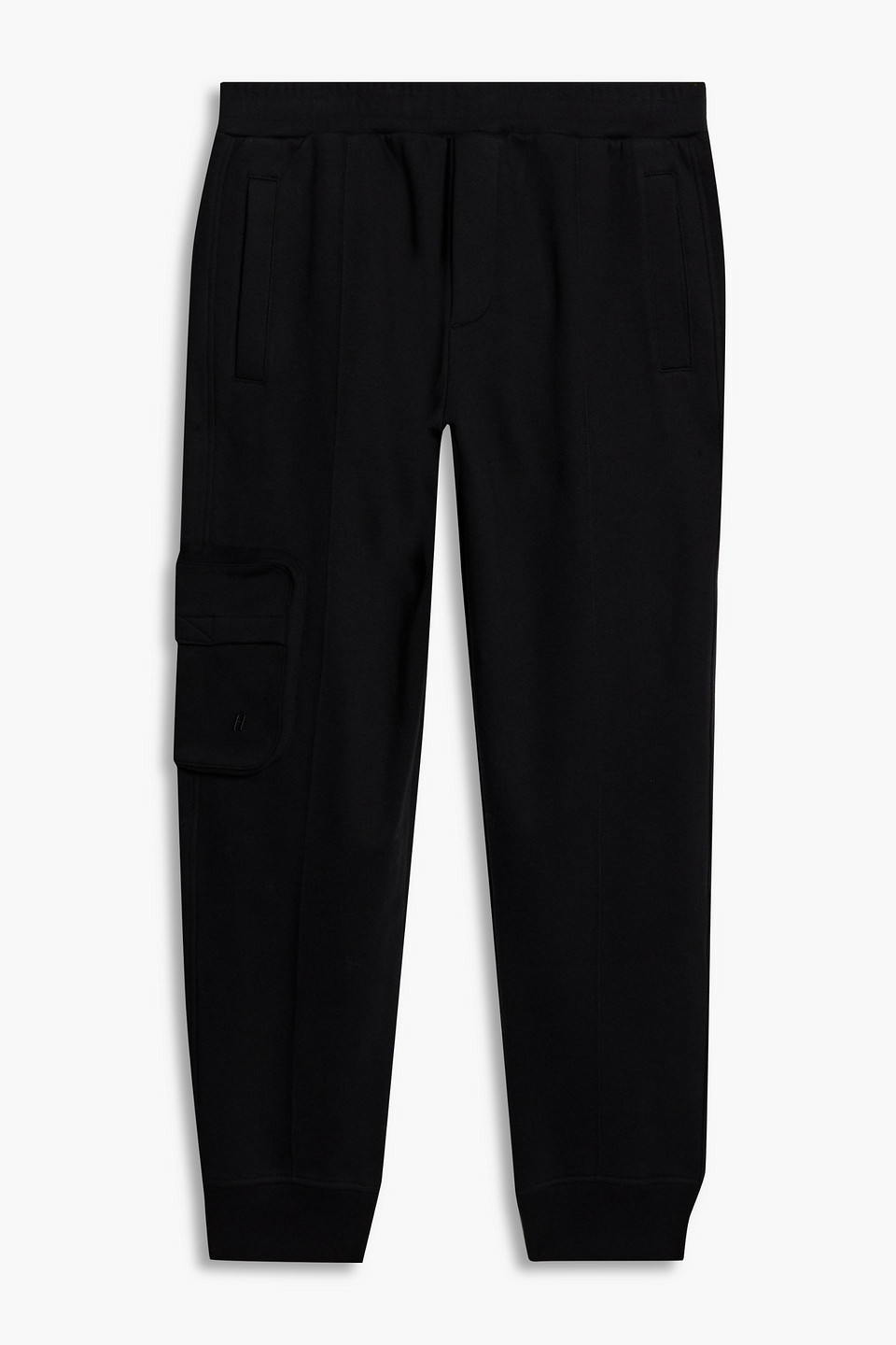 Helmut Lang Cotton-blend Fleece Sweatpants In Black