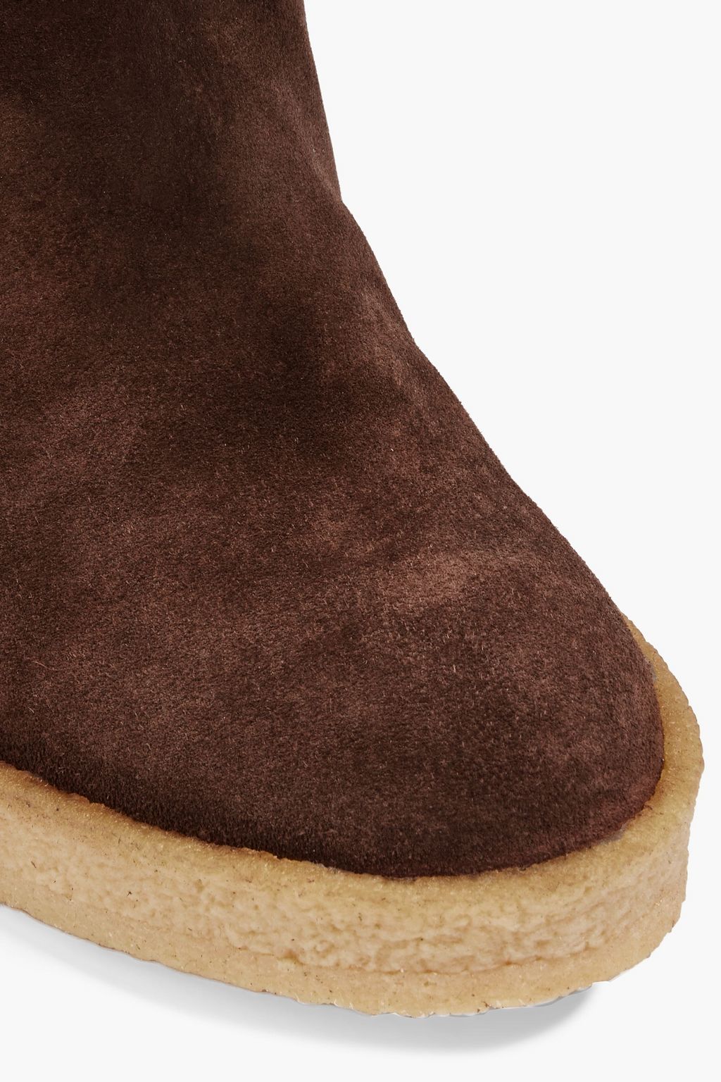TOD'S Shearling wedge ankle boots