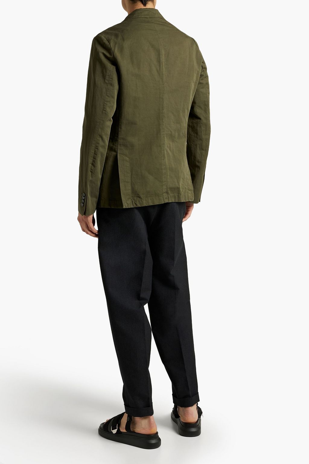 OFFICINE GÉNÉRALE 375 cotton and linen-blend blazer