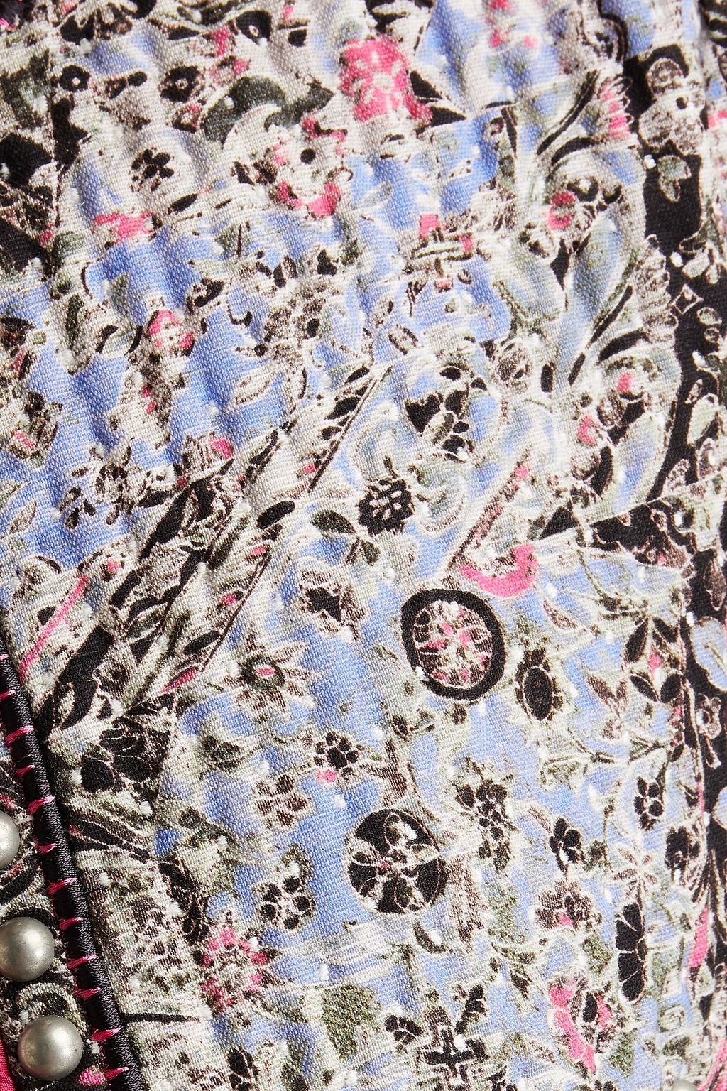 ISABEL MARANT Fansoni printed cotton and linen-blend cloqué jacket