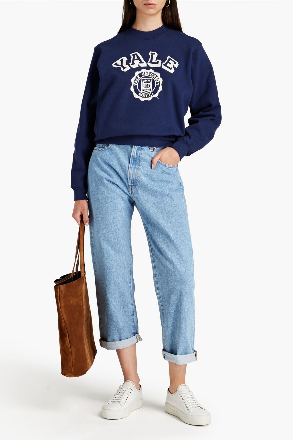 DENIMIST Patchwork boyfriend jeans