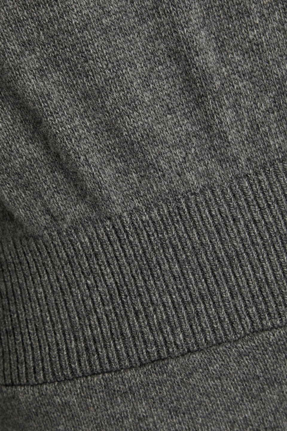 Theory Cash Mélange Wool And Cashmere-blend Jumpsuit In Anthracite
