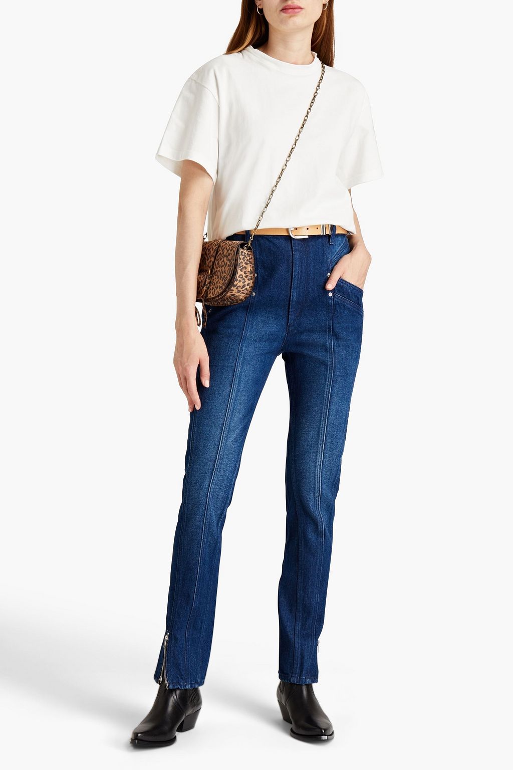 ISABEL MARANT Kelissa high-rise slim-leg jeans