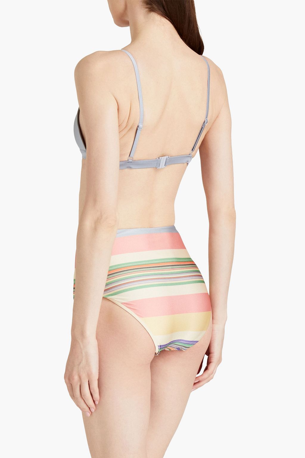 ZIMMERMANN Striped triangle bikini