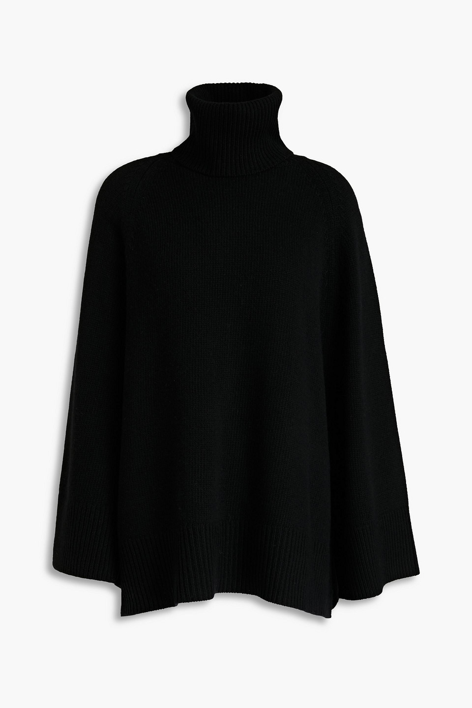 Theory Wool And Cashmere-blend Turtleneck Jumper In Black