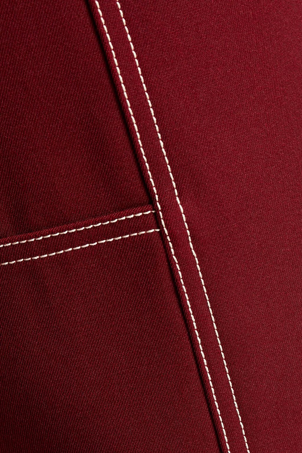 JIL SANDER Wool-twill wide-leg pants