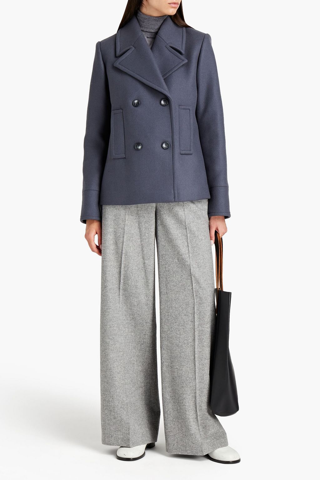 JOSEPH Jagger double-breasted wool-blend twill coat