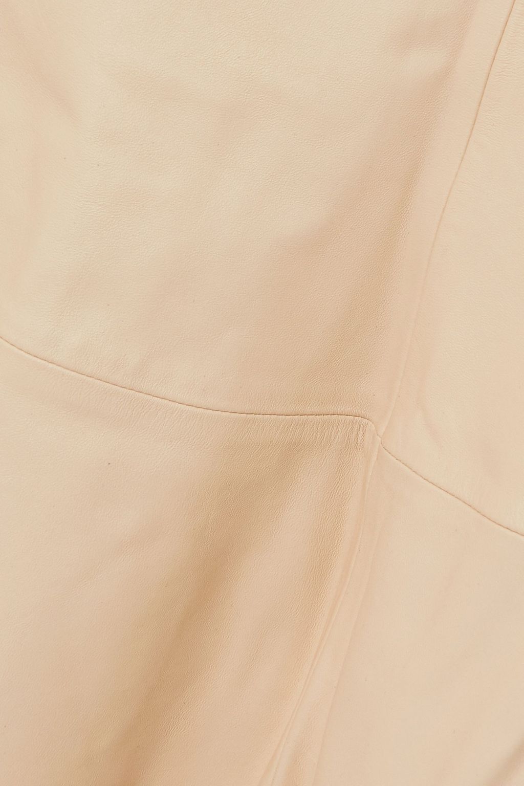 BY MALENE BIRGER تنورة متوسطة الطول Floela من قطع محاكة بجانب بعضها البعض من الجلد