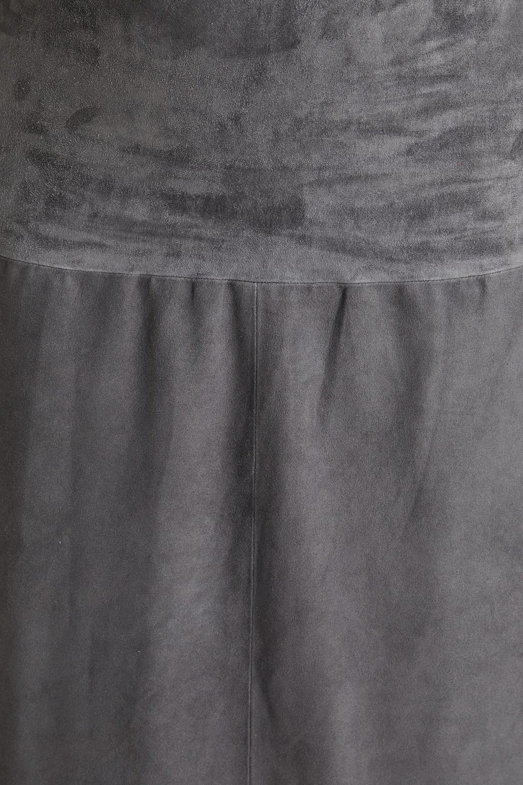 JOSEPH Suede midi skirt