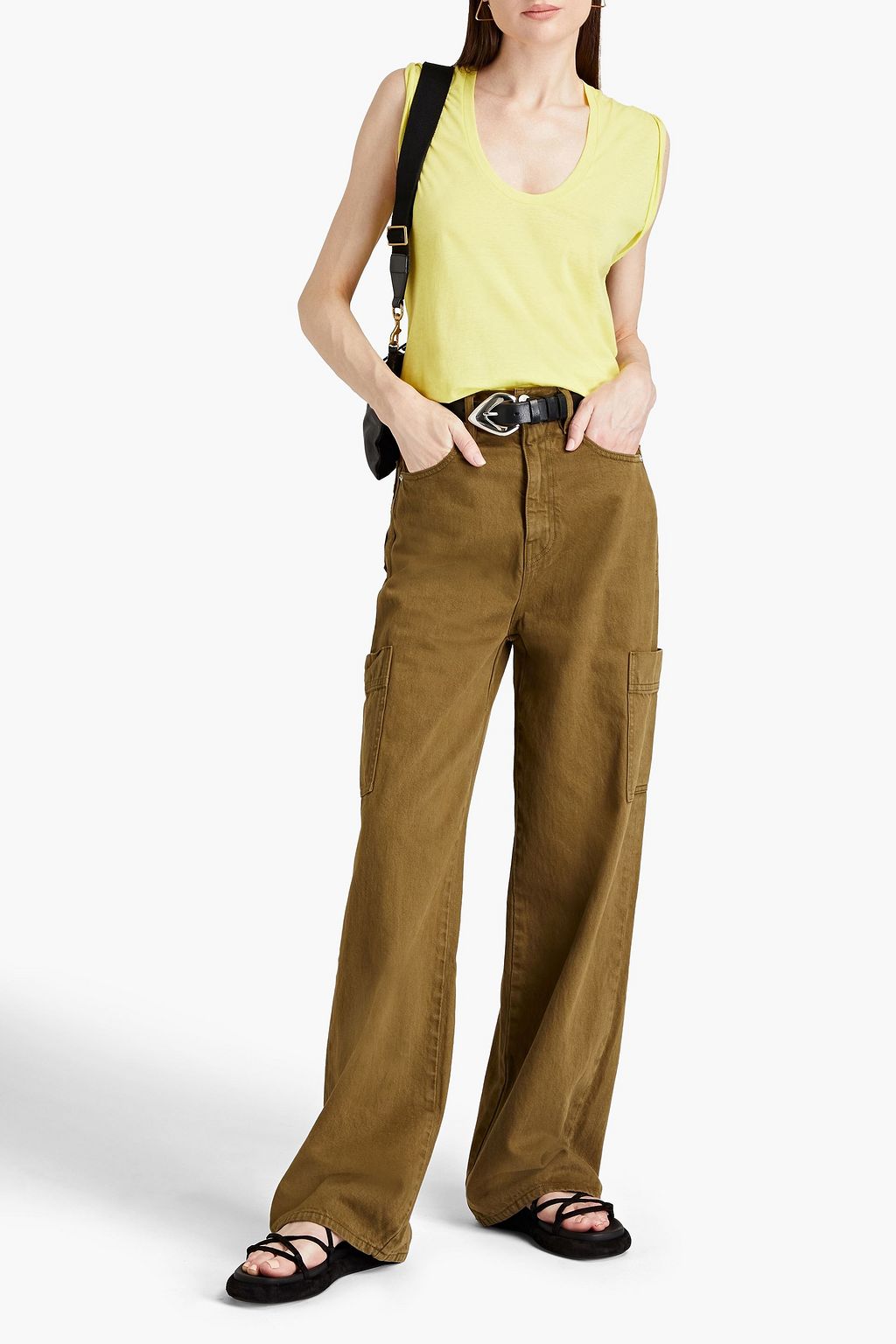 ISABEL MARANT Maik slub cotton-jersey tank
