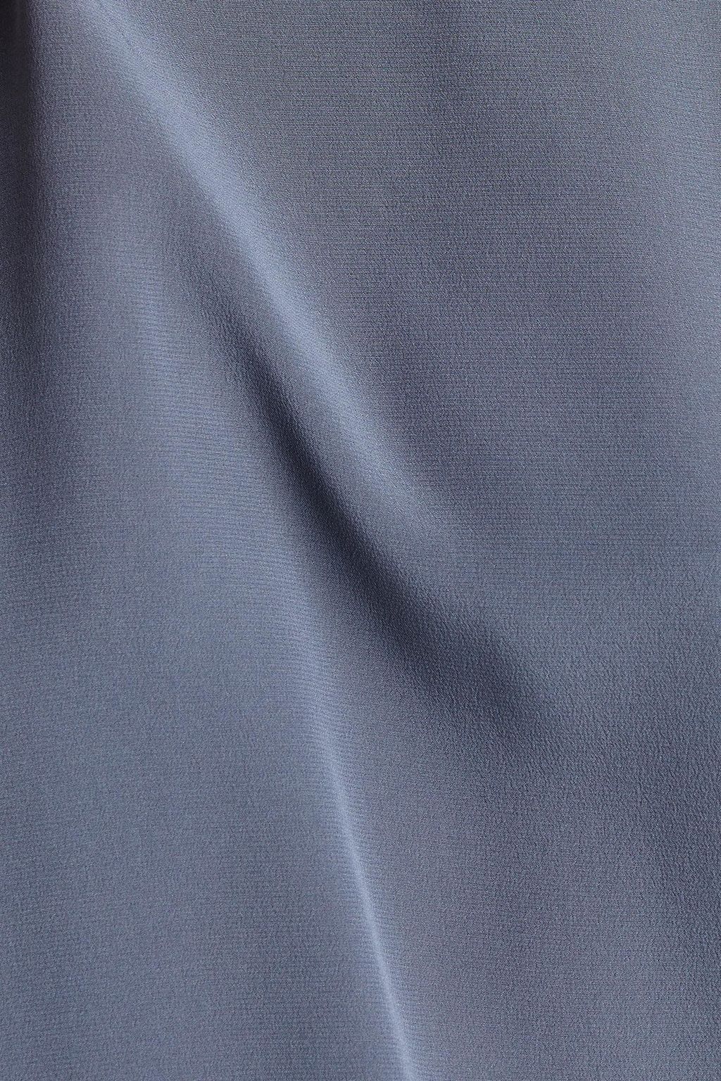 JOSEPH Tie-back silk crepe de chine blouse