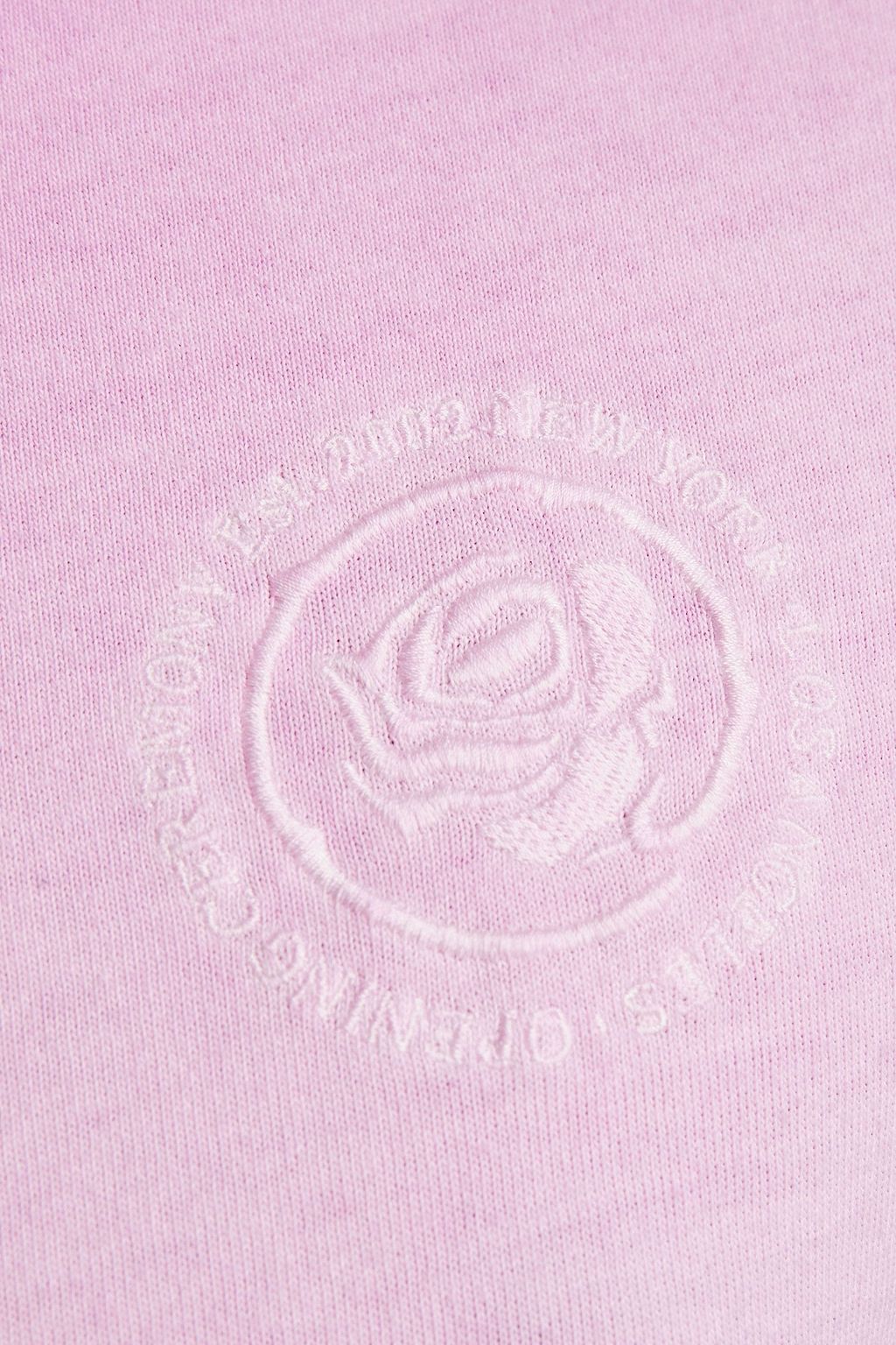 OPENING CEREMONY Embroidered faded cotton-jersey T-shirt