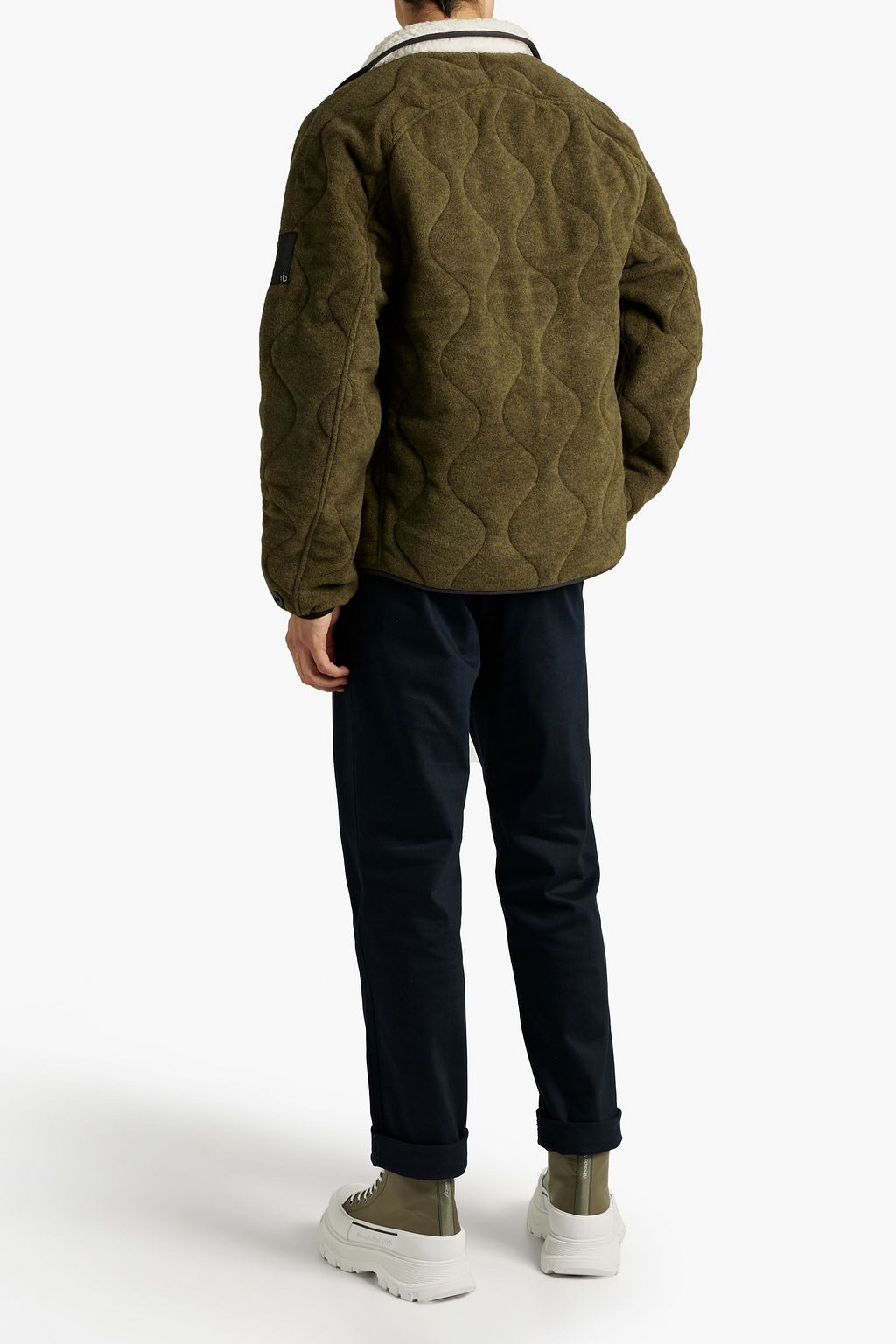 RAG & BONE Reversible quilted brushed-felt jacket