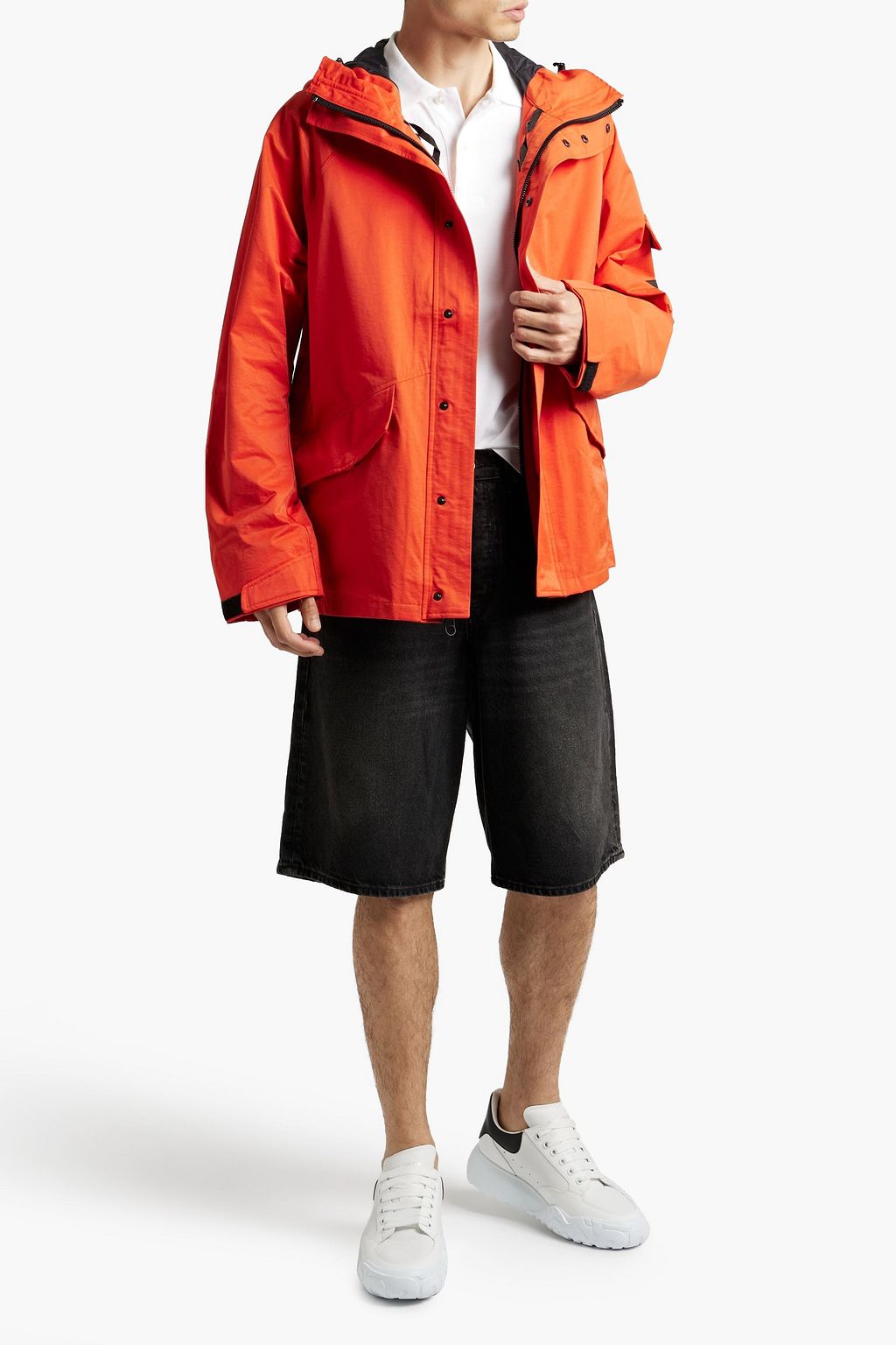 RAG & BONE Shield cotton-blend shell hooded jacket
