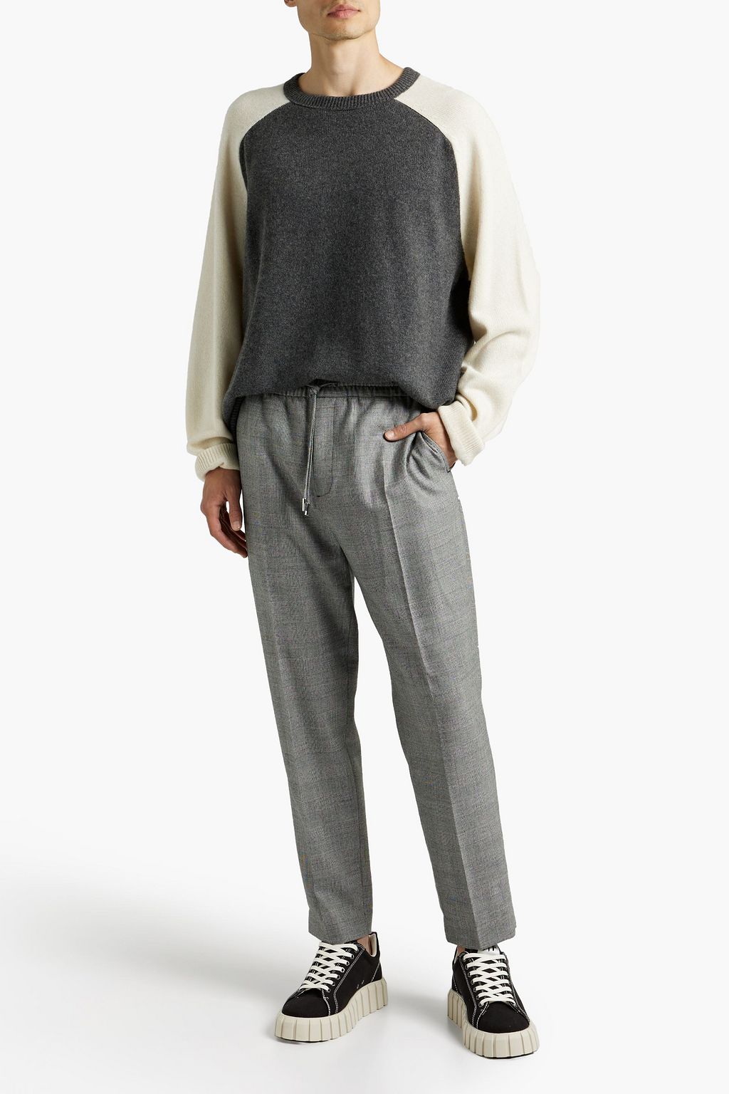 RAG & BONE Harlow two-tone cashmere sweater