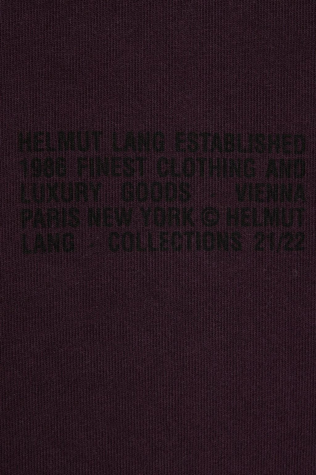 HELMUT LANG Distort printed cotton-jersey T-shirt