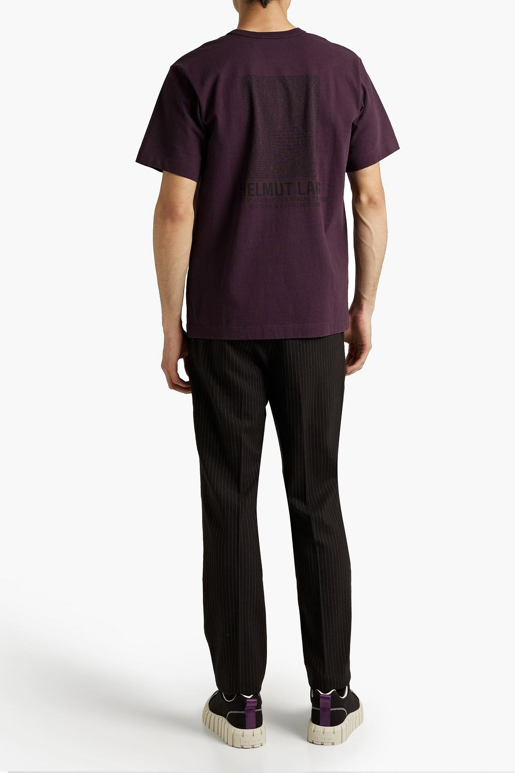 HELMUT LANG Distort printed cotton-jersey T-shirt