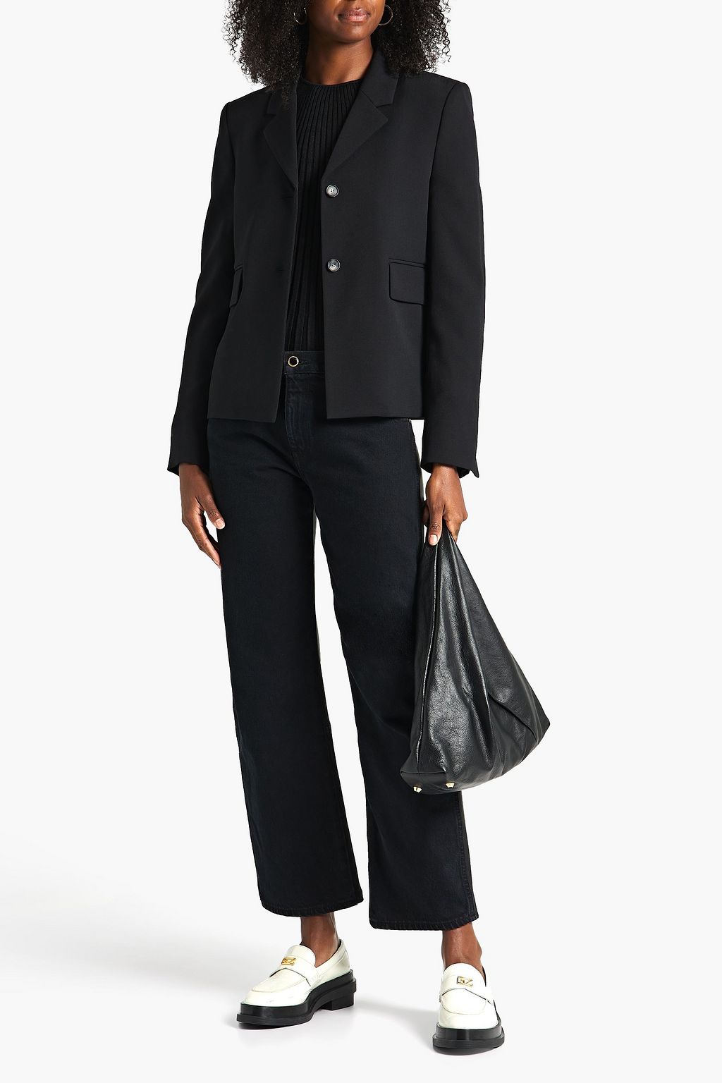 JOSEPH Wool-blend twill blazer