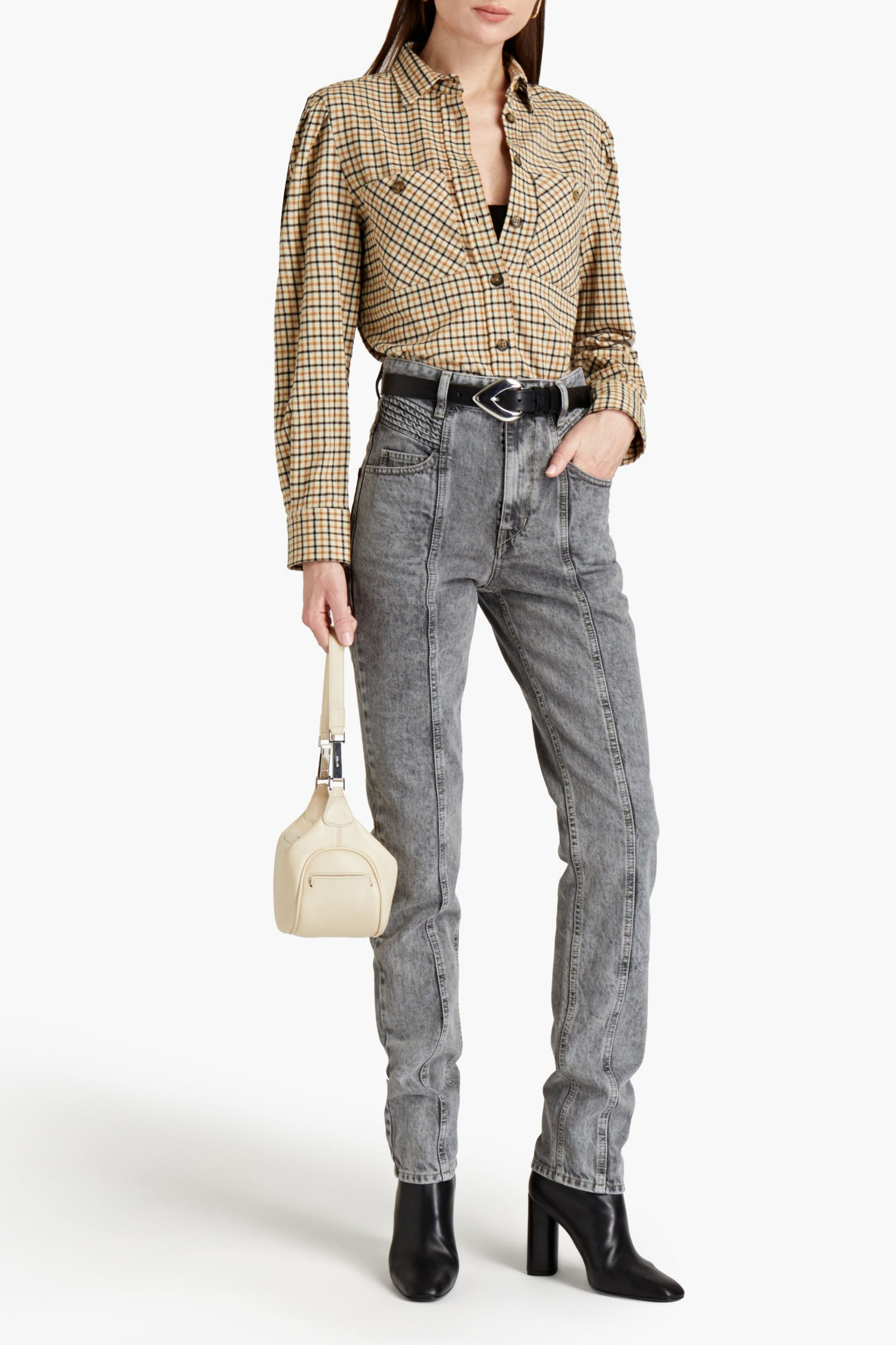 Marant Étoile Falco checked flannel shirt