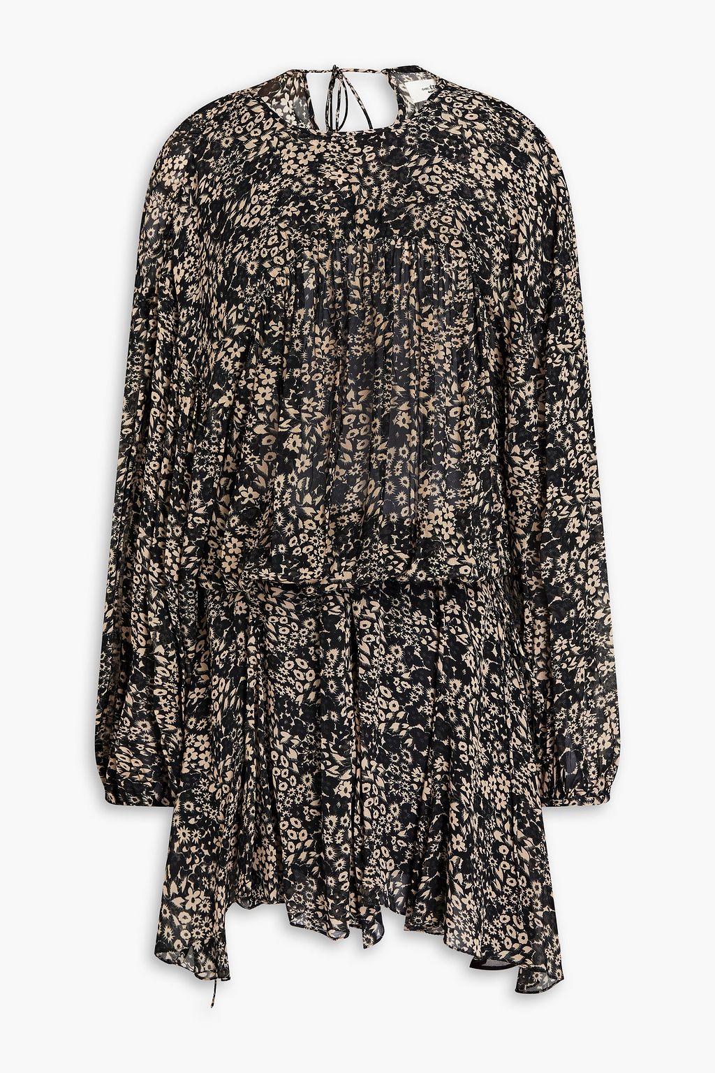 Kostume aflevere butiksindehaveren ISABEL MARANT ÉTOILE Nimazu asymmetric gathered floral-print chiffon mini  dress | Sale up to 70% off | THE OUTNET