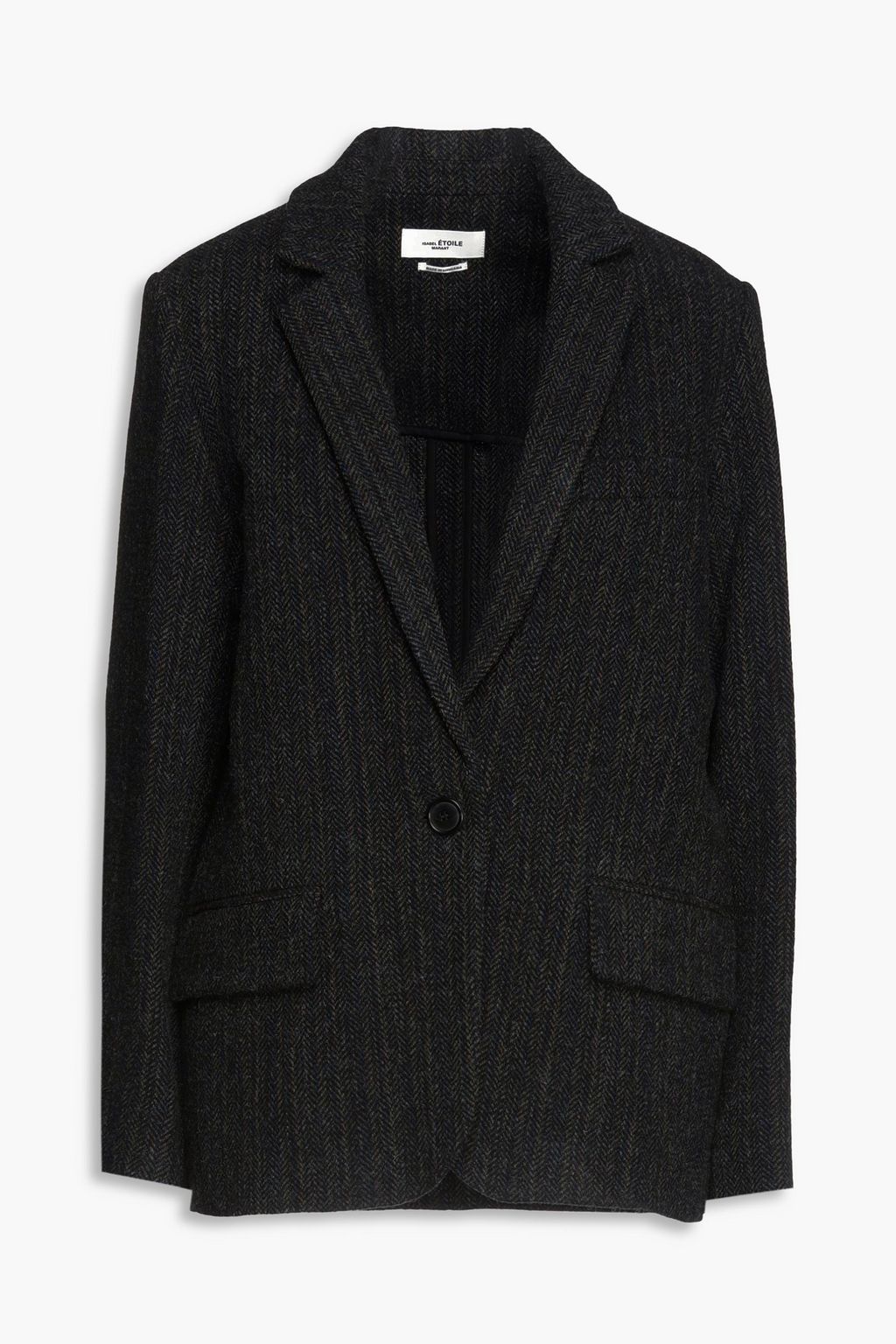 ISABEL MARANT ÉTOILE Herringbone wooltweed blazer THE