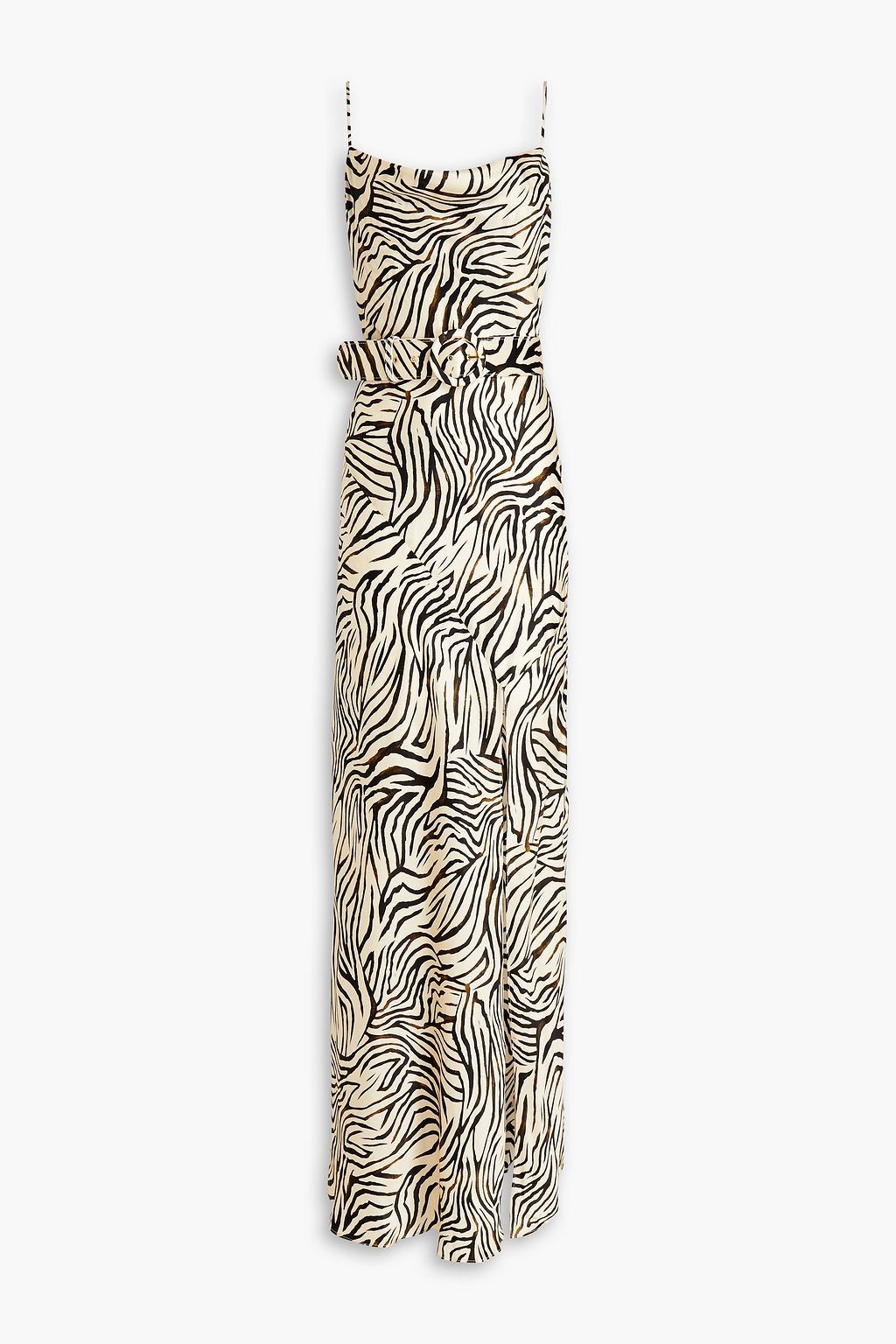 Zebra print on sale satin dress