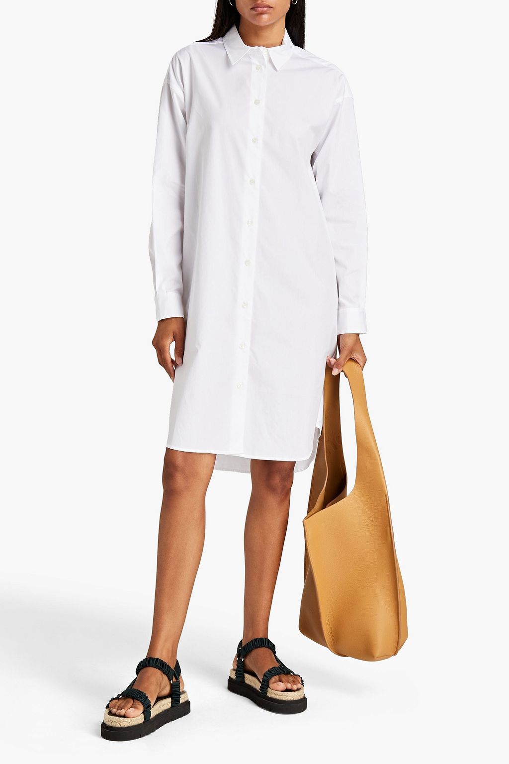 SAMSØE Φ SAMSØE Luana cotton-poplin shirt dress