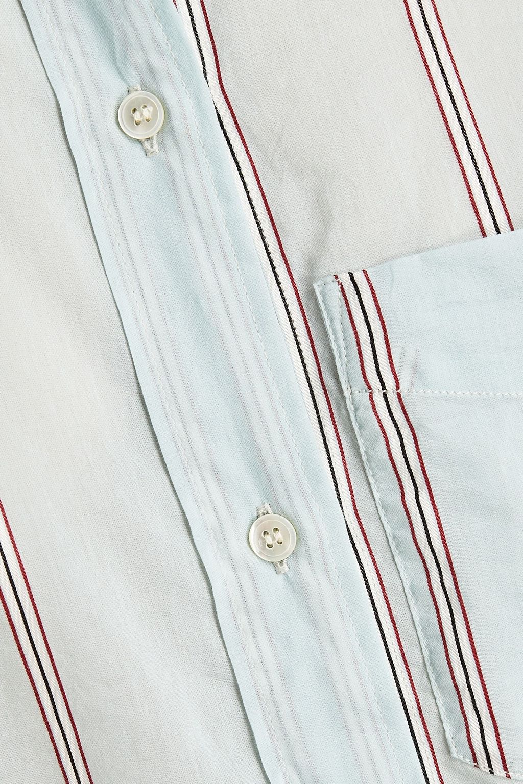 MARANT ÉTOILE Striped cotton-blend shirt